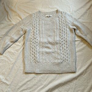 Women’s LOFT cable 3/4 sleeve sweater